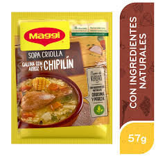 SOPA MAGGI ARROZ Y CHIPILIN