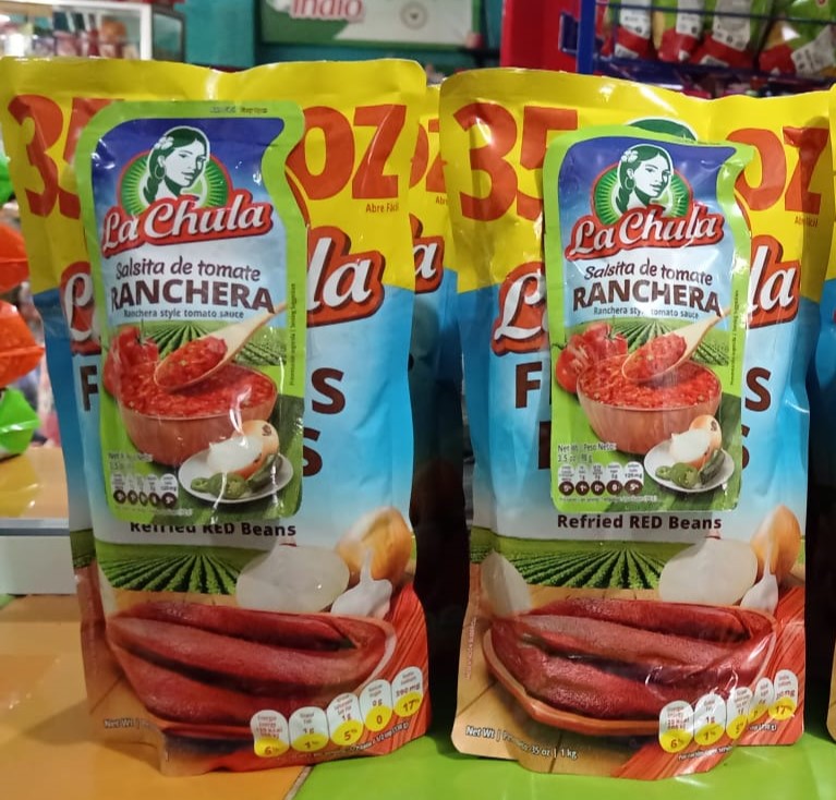 FRIJOL LA CHULA 1KG + SALSA LA CHULA