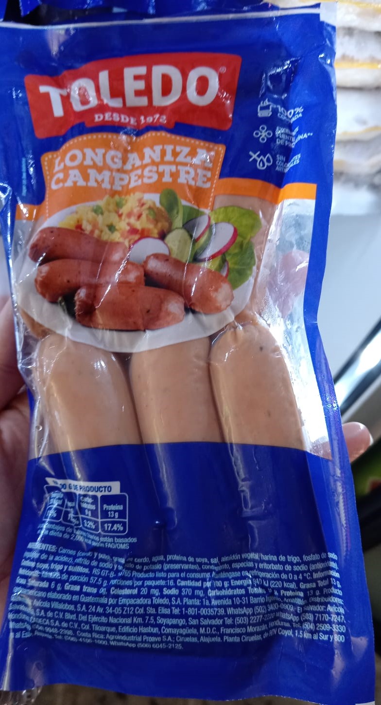PAQ LONGANIZA CAMPESTRE 8UN