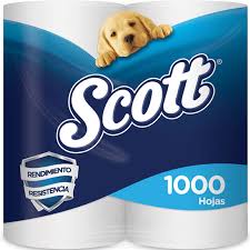 SCOTT MIL HOJAS 4 ROLLOS