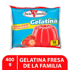 GELATINAS SABOR FRESA 400GR