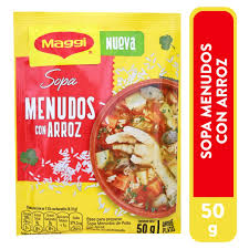 SOPAS MAGGI MENUDOS CON ARROZ