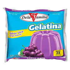 BOLSA DE GELATINA SABOR UVA DE LA FAMILIA