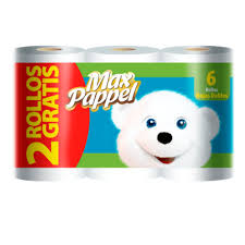 6PACK PAPEL HIGIENICO MAX PAPPEL CIELO