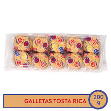 GALLETAS TOSTA RICA  DE LIDO 10 PQ